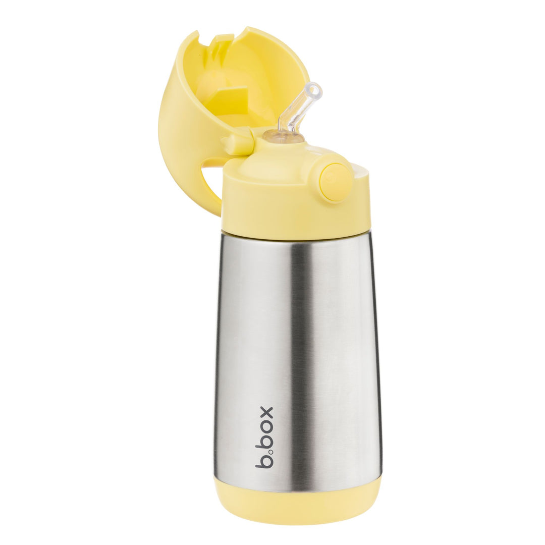 b.box Insulated Drink Bottle 350ml Lemon Twist