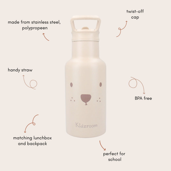 Kidzroom Beary Excited Trinkflasche 350 ml