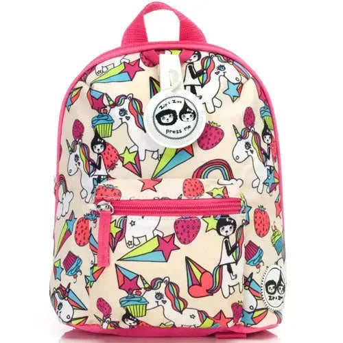 babymel zip & zoe mini backpack Zip & Zoe Mini Backpack Unicorn – Tiny Giggles