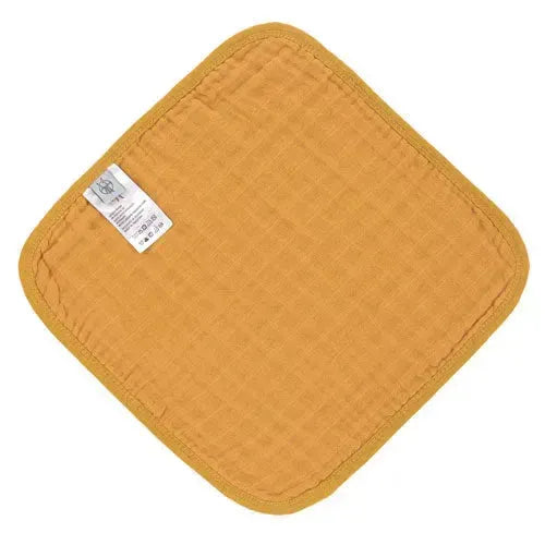 Lässig Mousseline Wasdoekjes Mustard 3 Stuks - Tiny Giggles