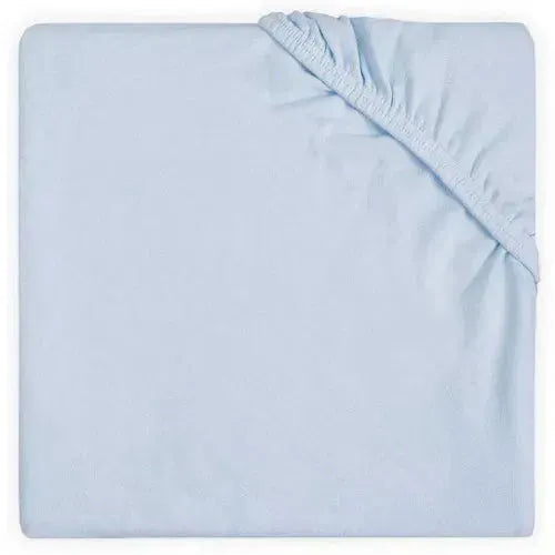 Jollein Hoeslaken Ledikant Double Jersey 60x120cm Blauw - Tiny Giggles