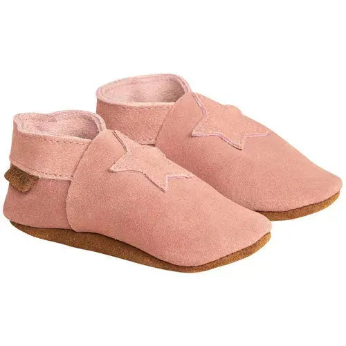 EN FANT Baby slippers Suede Old Rose – Tiny Giggles