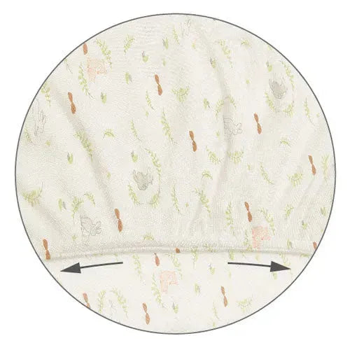 Babyono Hoeslaken Reiswieg Bamboe Jersey 40x75cm Forest - Tiny Giggles