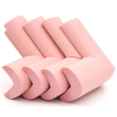 Hoekbeschermers L-vorm Roze (4 stuks) - Tiny Giggles