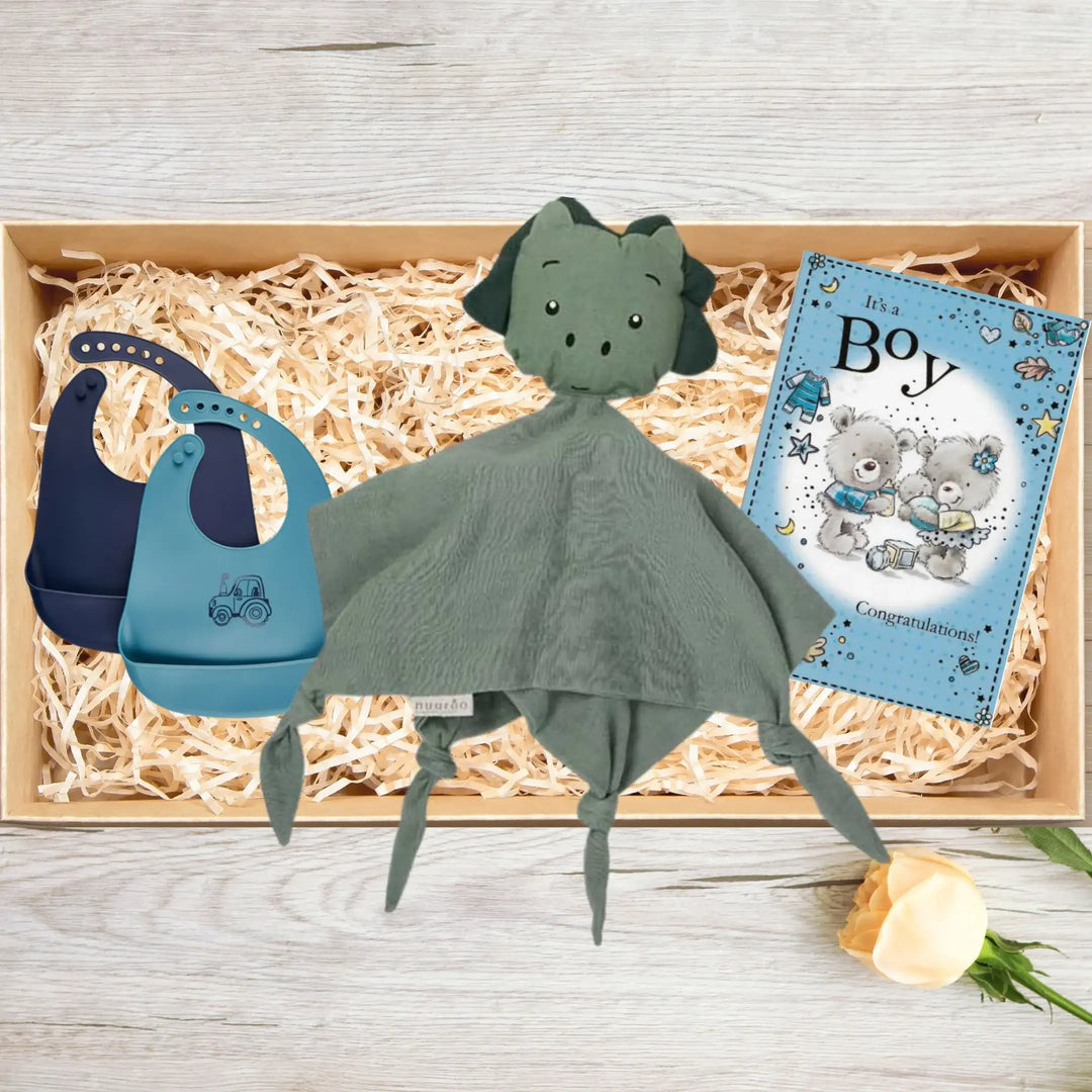 Create gift box | nuuroo Arie Comforter Warm Green (from €16)