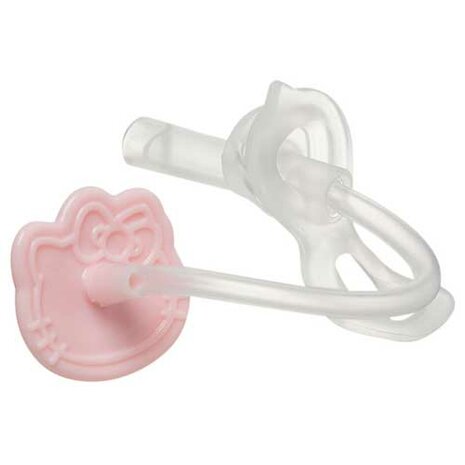 b.box Hello Kitty Vervangset Rietjes & Borstel Candy Floss (voor Sippy Cup)