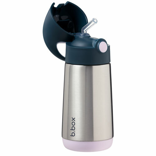 b.box Insulated Drink Bottle 350ml Indigo Rose