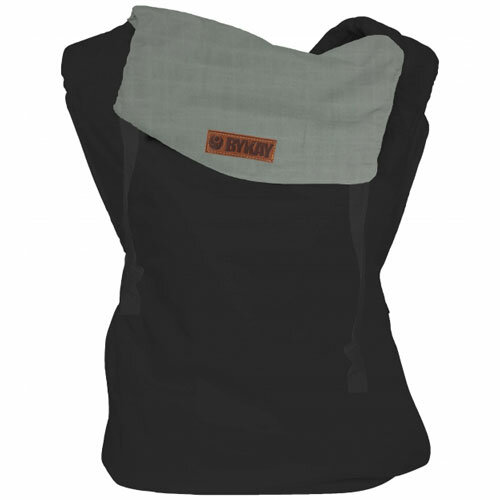 ByKay Draagzak Click Carrier Reversible - Black - Minty Grey