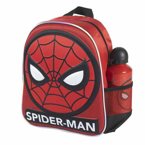 Marvel Spider-Man Rood 3D Rugzakje Met Waterfles