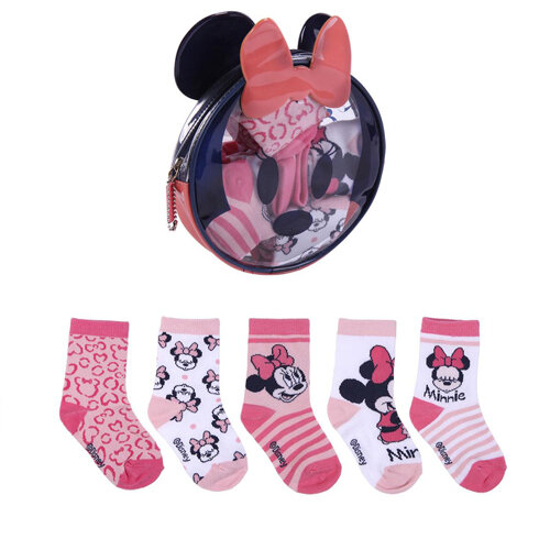 Disney Minnie Mouse Kindersokken - 5 Paar