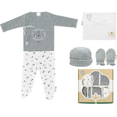 BimbiDreams Baby Newborn 5-Delige Set - Leon Grijs