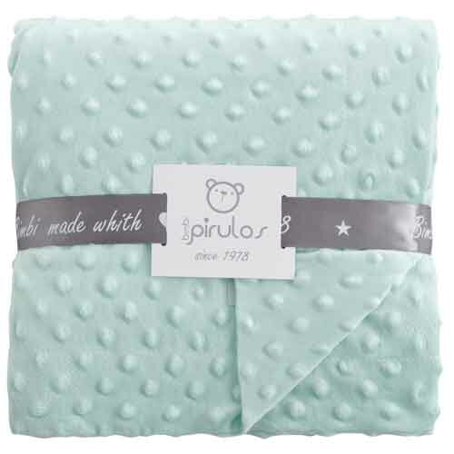 BimbiDreams Microvezel Deken Nopjes - Mint 80x110 cm