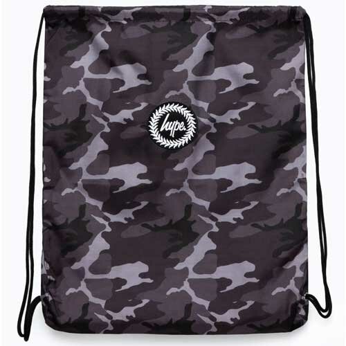 Hype Black &amp; Grey Mono Camo Gymtas