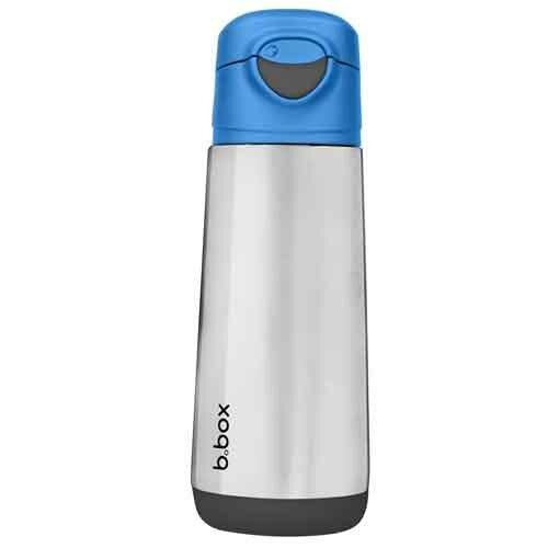 b.box 500ml Insulated Sport Spout Bottle - Blue Slate