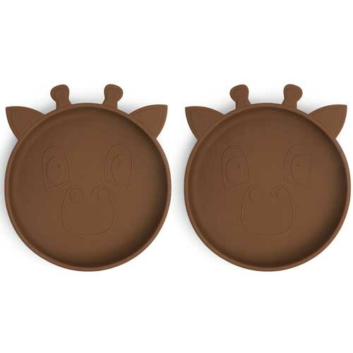 nuuroo Akila Siliconen Bord Giraf Acorn - 2-pack