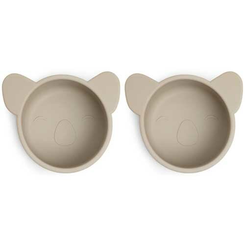 nuuroo Rosa Siliconen Snack Box Small Koala Cobblestone - 2-pack