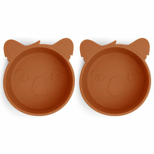 nuuroo Alex Siliconen Kom Koala Caramel Caf&eacute; - 2-pack