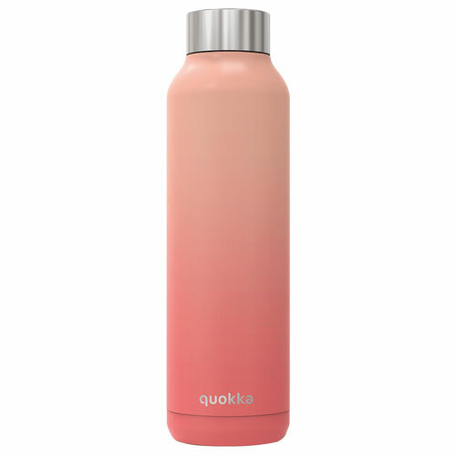 Quokka Solid Peach RVS Drinkfles - 630ml