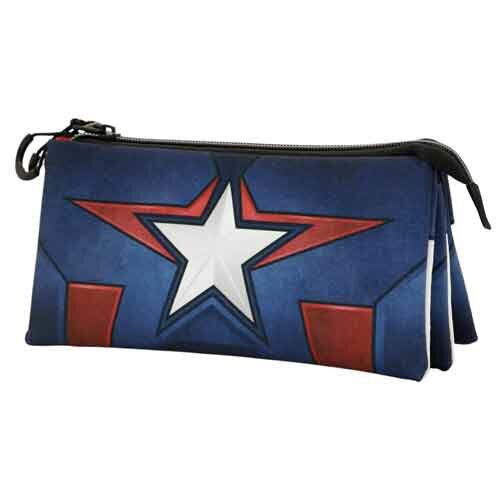 Captain America Triple Etui