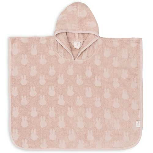 Jollein Badponcho Badstof Miffy Jacquard Wild Rose