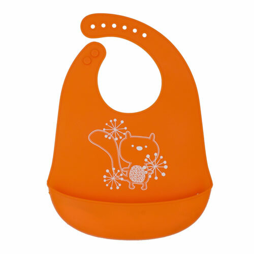 Silicone Slabber Oranje met Eekhoorn