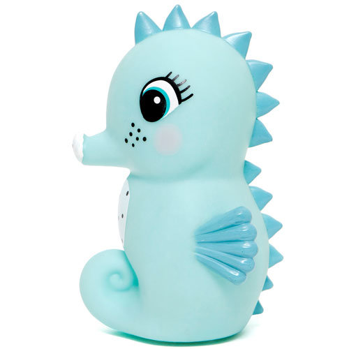 Petit Monkey nachtlampje seahorse blue