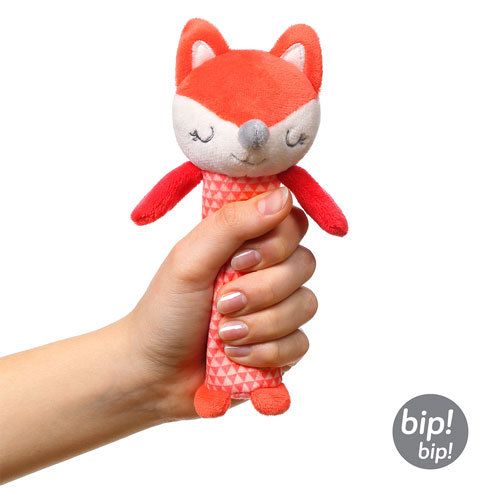 Babyono Squeaker Fox Vincent Knijpspeeltje