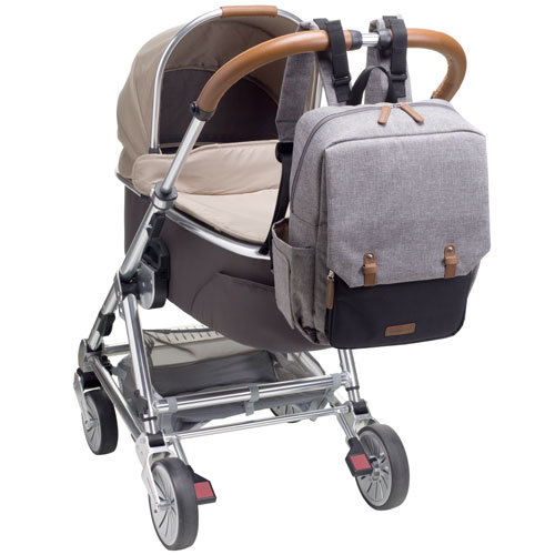 Babymel George Black/Grey Luiertas