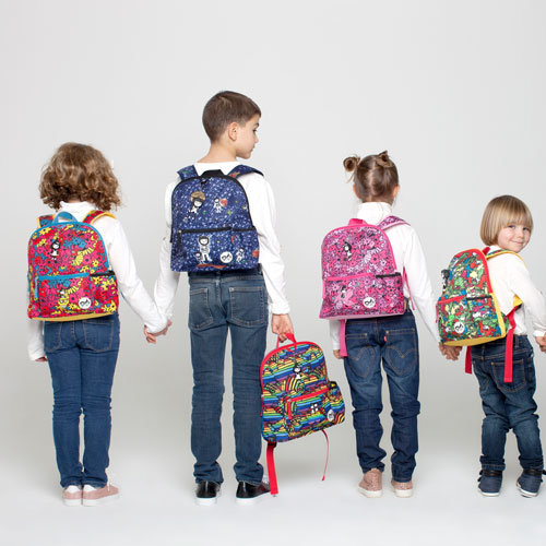 Zip &amp; Zoe Backpack Age 3+ Spaceman Navy