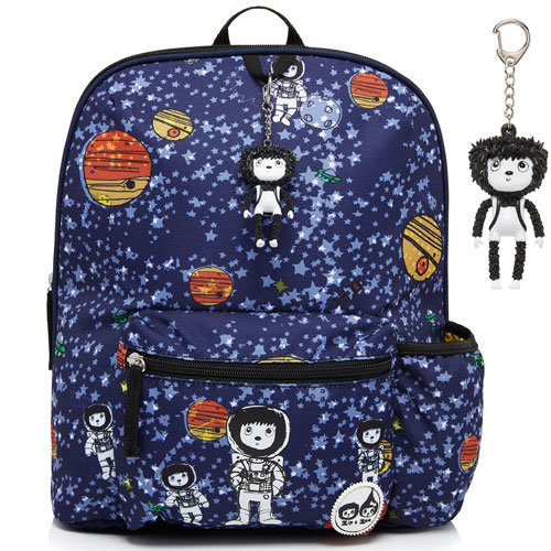 Zip &amp; Zoe Backpack Age 3+ Spaceman Navy