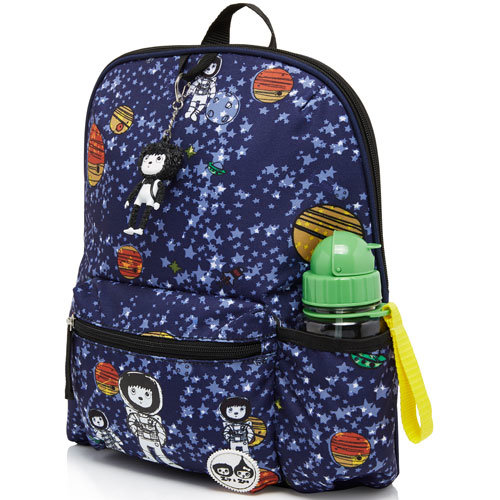 Zip &amp; Zoe Backpack Age 3+ Spaceman Navy