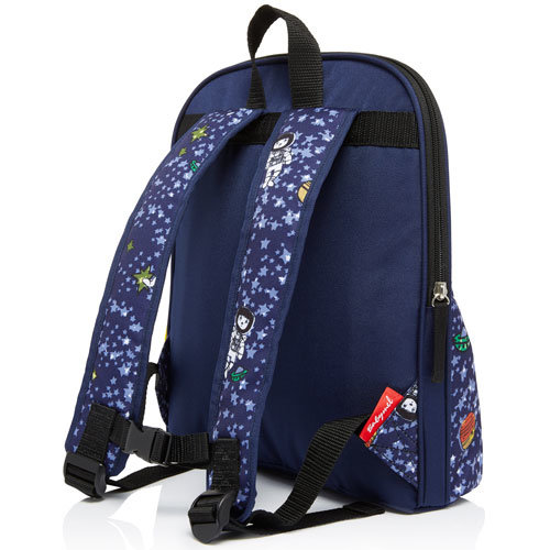 Zip &amp; Zoe Backpack Age 3+ Spaceman Navy