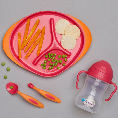 b.box Feeding Set Strawberry Shake 6m+