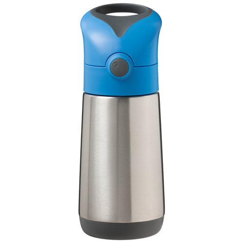 b.box Insulated Drink Bottle 350ml Blue Slate