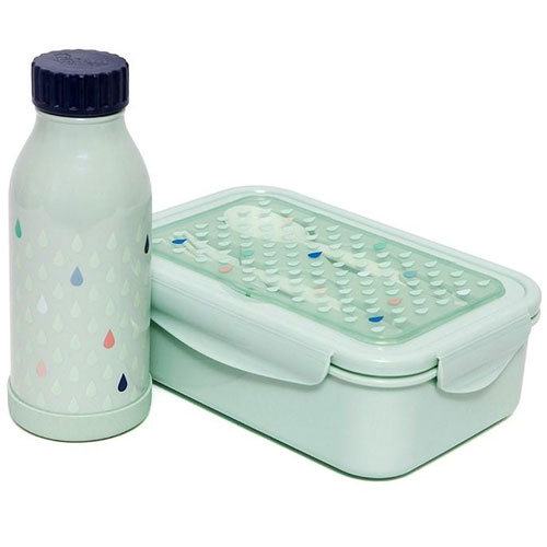 Petit Monkey Bento Lunchbox Drops Green