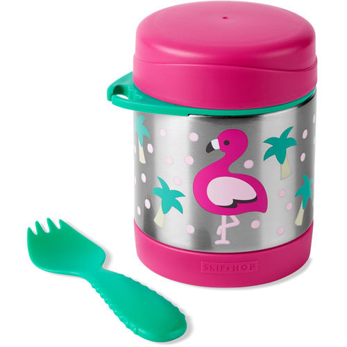 Skip Hop Zoo Insulated Food Jar Flamingo