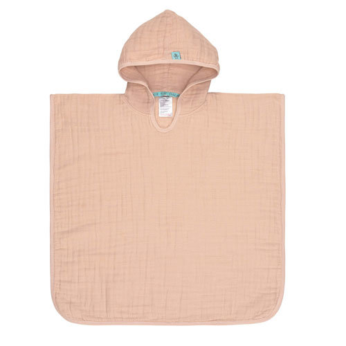 L&auml;ssig Mousseline Poncho Lichtroze