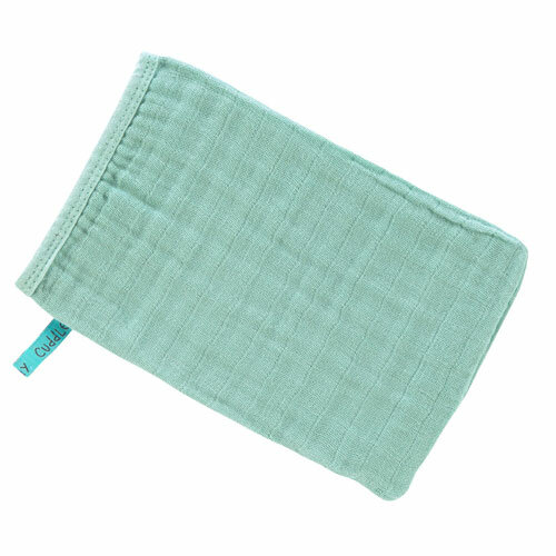 L&auml;ssig Mousseline Washandjes Mint 3 Stuks