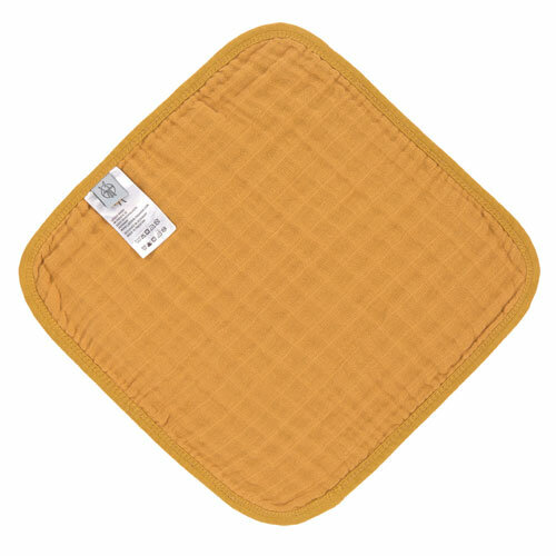 L&auml;ssig Mousseline Wasdoekjes Mustard 3 Stuks