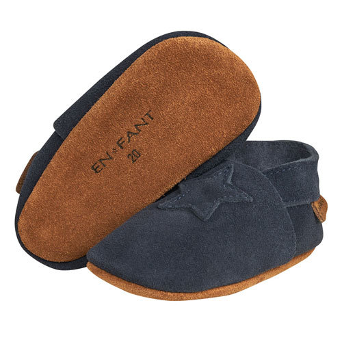 EN FANT Babyslofjes Suede Blue Night