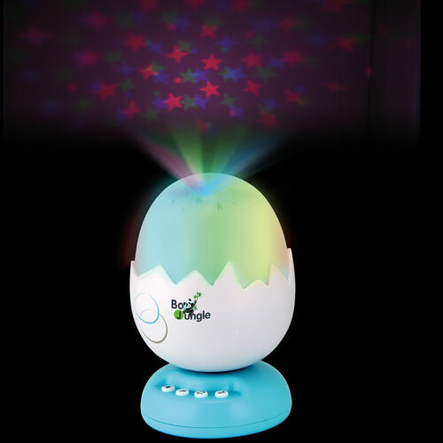 Bo Jungle B-Egg Turquoise Babyprojector met Muziek