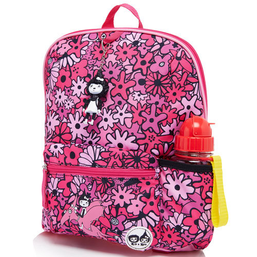 Zip &amp; Zoe Backpack Age 3+ Floral Pink