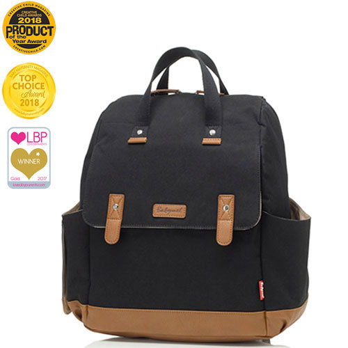 Babymel Robyn Convertible Backpack Black Luiertas