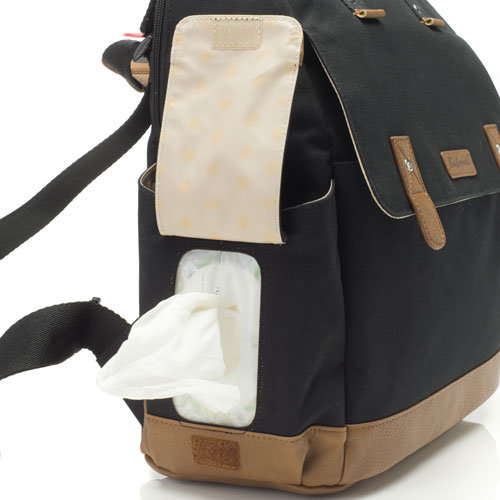 Babymel Robyn Convertible Backpack Black Luiertas