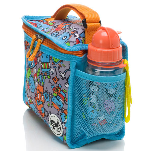 Zip &amp; Zoe Zipped Lunchie en Ijspak Robot Blauw