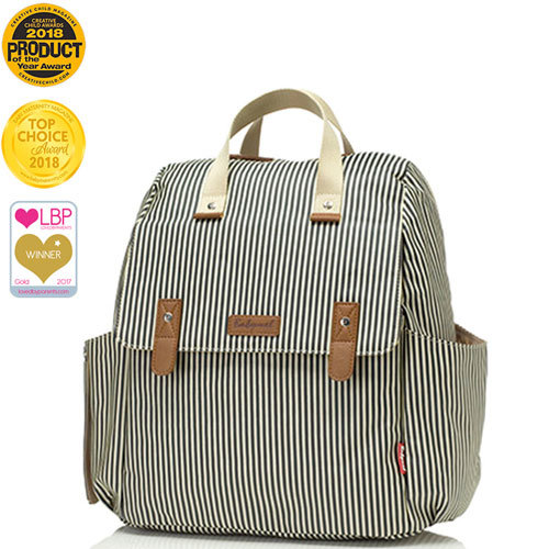 Babymel Robyn Convertible Backpack Navy Stripe Luiertas