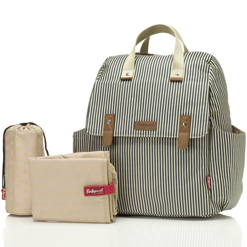 Babymel Robyn Convertible Backpack Navy Stripe Luiertas