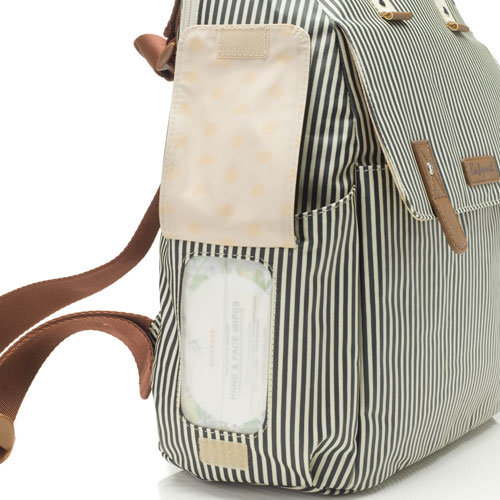 Babymel Robyn Convertible Backpack Navy Stripe Luiertas