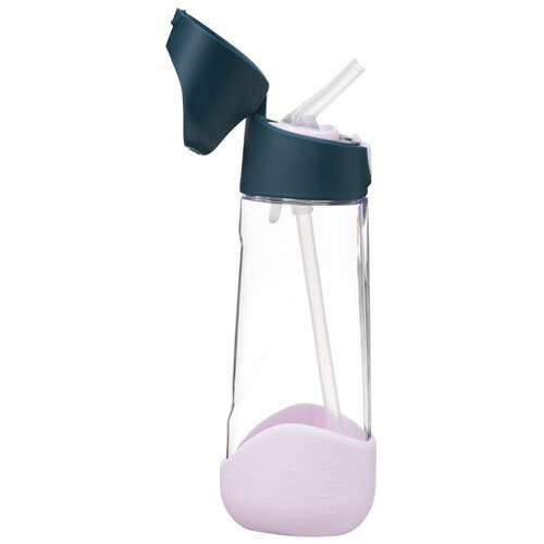 b.box Tritan Drink Bottle 600ml Indigo Rose 4j+