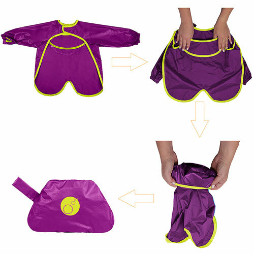 b.box Smock Bib Passion Splash 6-18M